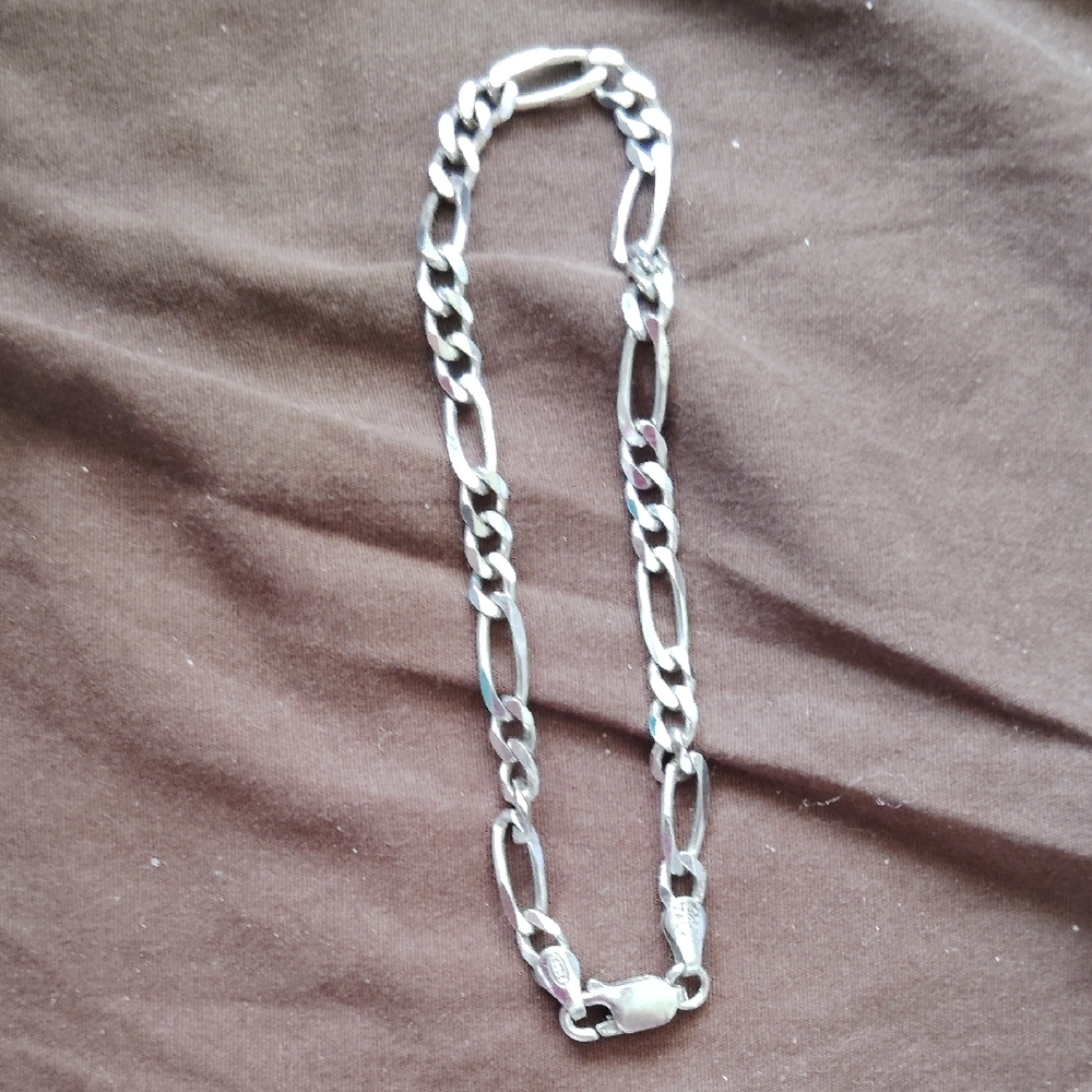 Genuine Silver Chain Bracelet